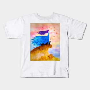 Nymph of Wind Kids T-Shirt